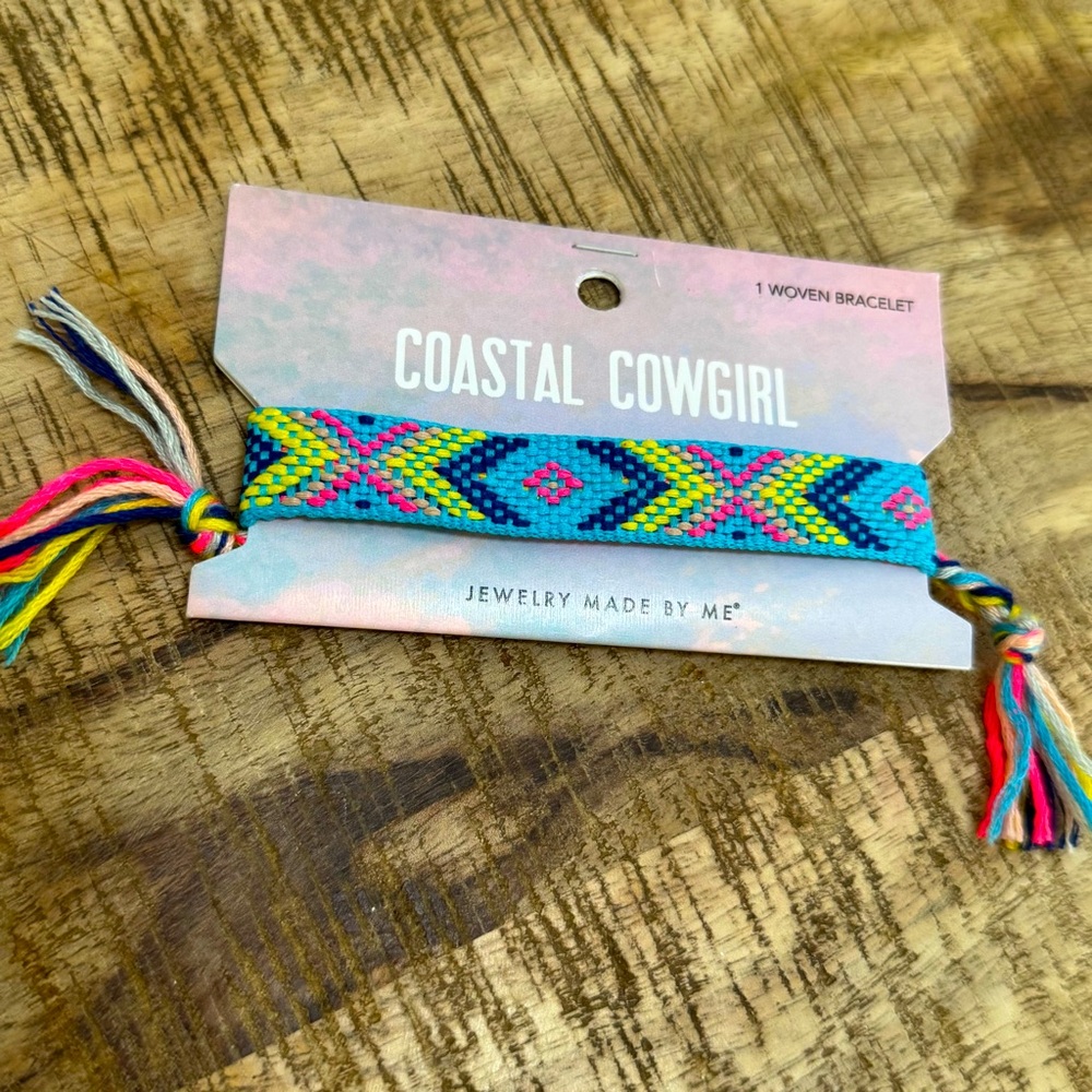 Colorful  Coastal CowGirl Woven Bracelet